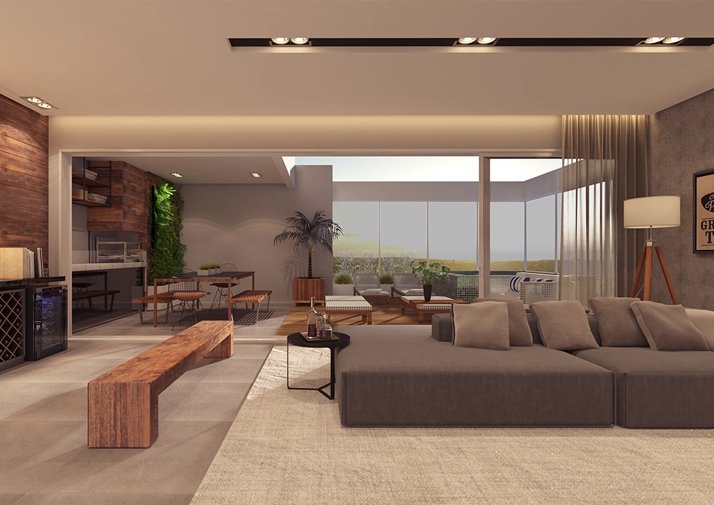 Imagem interna do apartamento